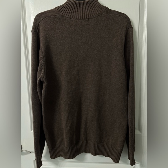 Oscar de la Renta Sweater partial zip size large - Picture 4 of 7
